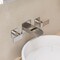 Alfi Brand Brushed Nickel Widespread Wall Mount Modern Waterfall Bathroom Faucet AB1796-BN - alternate 1